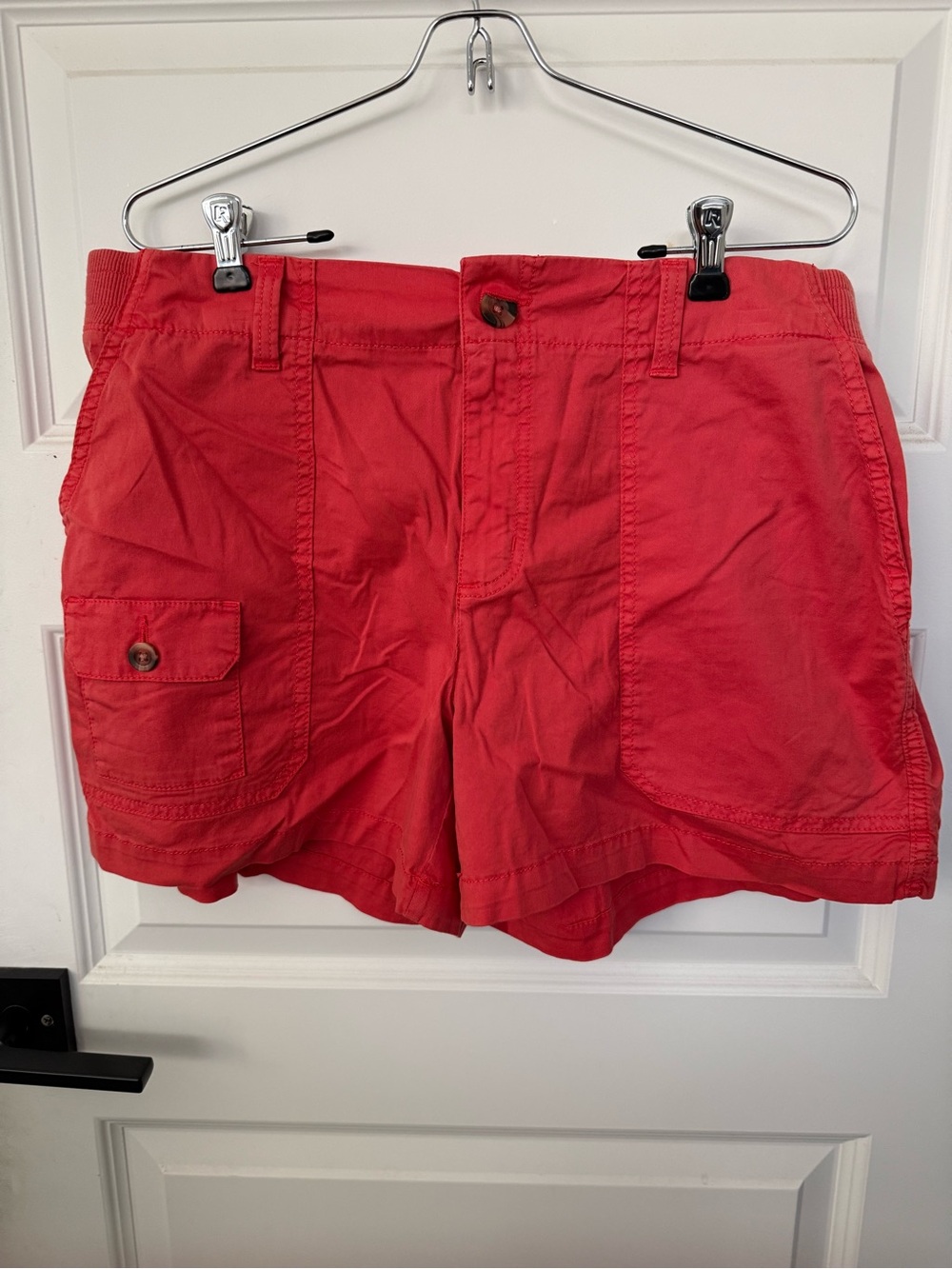 Sonoma Coral-Red Cargo Shorts